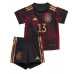 Tyskland Thomas Muller #13 Replika Babytøj Udebanesæt Børn VM 2022 Kortærmet (+ Korte bukser)